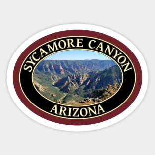 Sycamore Canyon in Arizona Sticker